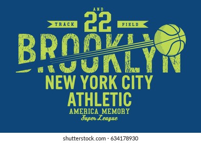 Brooklyn ,college style graphic design
