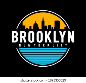 brooklyn design for print t shirt and more 