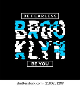 BROOKLYN effect design typography, vector graphic illustration, for printing t-shirts and others