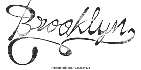 Brooklyn graphic design vector art