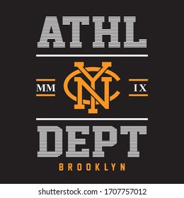 Brooklyn graphic tee design united states