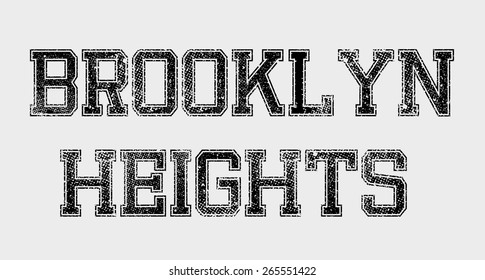 brooklyn heights vector art