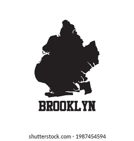 Brooklyn Map Design Illustration Vector Eps Format , Suitable For Your Design Needs, Logo, Illustration, Animation, Etc.