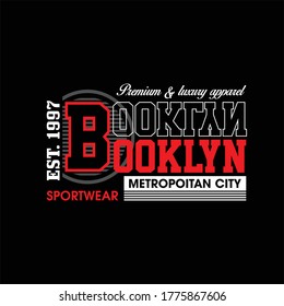 brooklyn metropolitan city sportwear vintage