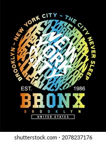 brooklyn new yok design typography graphic vector for t shirt