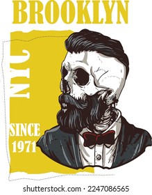 BROOKLYN NYC SKULL SINCE 19