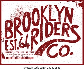 brooklyn riders tee graphic