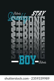 brooklyn stay strong boy,t-shirt design varsity design