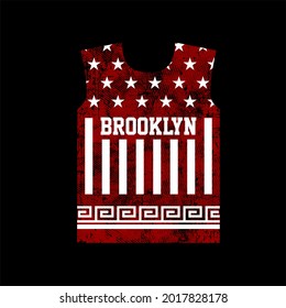 brooklyn streetwear style tshirt design