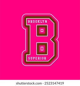 brooklyn superior slogan vintage moda