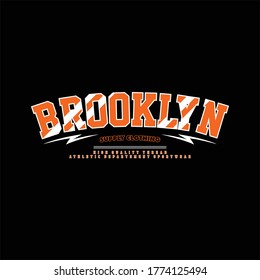 brooklyn supply clothing vintage tshirt design