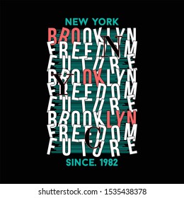 brooklyn tex frame graphic design vector t shirt