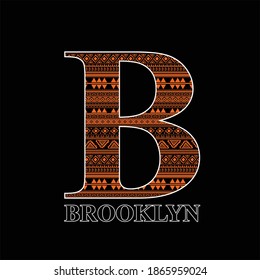 brooklyn tribal pattern simple vintage