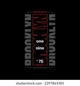 brooklyn t-shirt design and more.