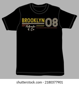 brooklyn t-shirt design and more.Premium Vector
