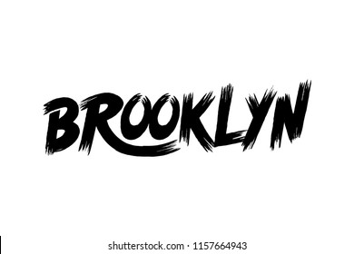 Brooklyn typography design vector, for t-shirt, poster and other uses