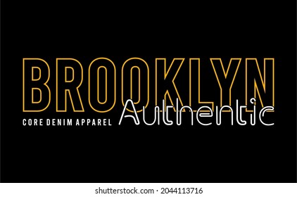 brooklyn urban city t shirt design vector, urban street t shirt design, urban style t shirt design.