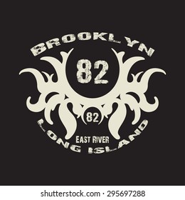 Brooklyn, Vector illustration