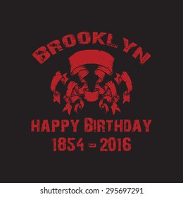 Brooklyn, Vector illustration