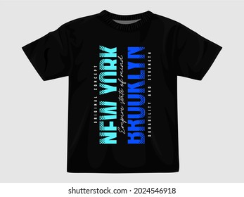 Diseño de camisetas vectoriales de Brooklyn