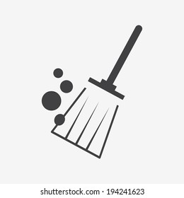 Broom Brush Icon