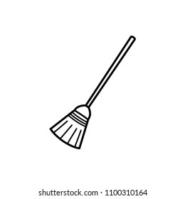 broom - clean icon vector