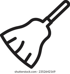 Broom Clean Keep Outline Icon