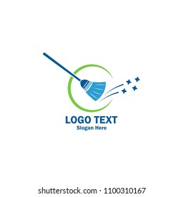 broom - clean logo template