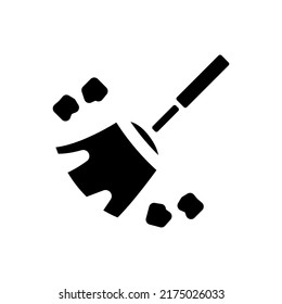 broom, icono más limpio icono de la plantilla de logotipo de ilustración vectorial para muchos fines. Aislado sobre fondo blanco.