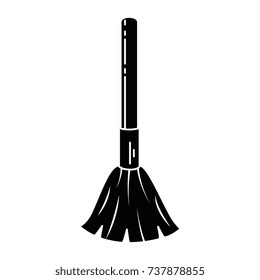 broom cleaner isolated icon