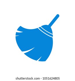 broom cleaning graphic desig template