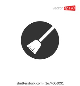 Vector de diseño de icono de limpieza de salas