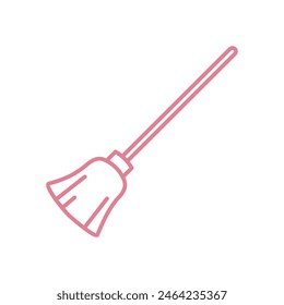 Broom Cleaning Service Icon Vector Template EPS 10