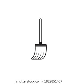 Limpieza de la habitación Ilustración de un diseño de iconos simple vector moderno