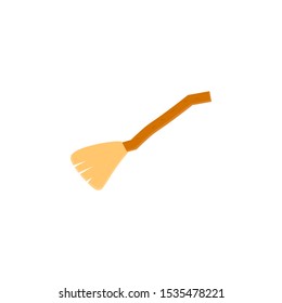 Broom color icon. Simple colored vector of halloween icons for ui and ux, website or mobile application