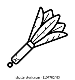 Broom for dust icon
