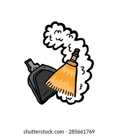 broom and dust pan