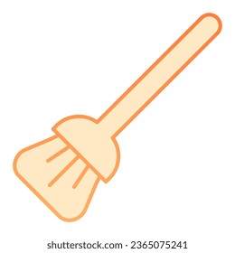 Icono plano de la habitación. Iconos naranjas de casa en estilo moderno y plano. Diseño de estilo gradiente de herramienta de limpieza, diseñado para web y aplicación. Eps 10