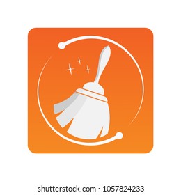 broom graaphic design template