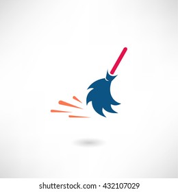 Broom Icon Stock Vector (Royalty Free) 432107029 | Shutterstock