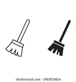 Broom icon for apps and web sites