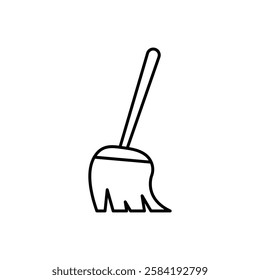 Broom icon Art design illustration