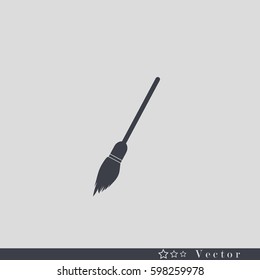 Broom Icon. Cleaning icon.