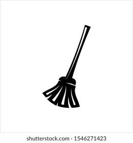Broom Icon Collection Design Vector Art Illustration