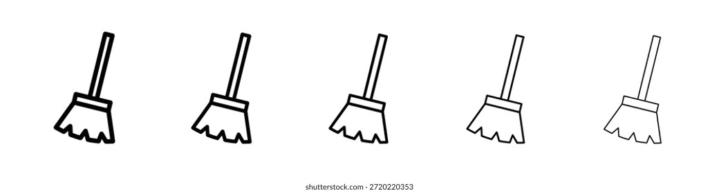 Broom icon design, logo, app, UI. Vector illustration, EPS