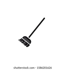 broom icon design template EPS 10