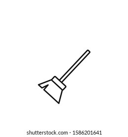 broom icon design template EPS 10