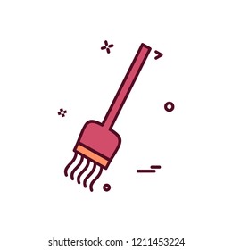 Broom icon design vector