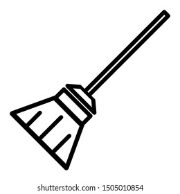 broom icon design vector template