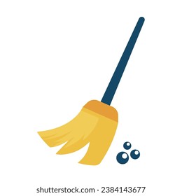 broom icon design vector template